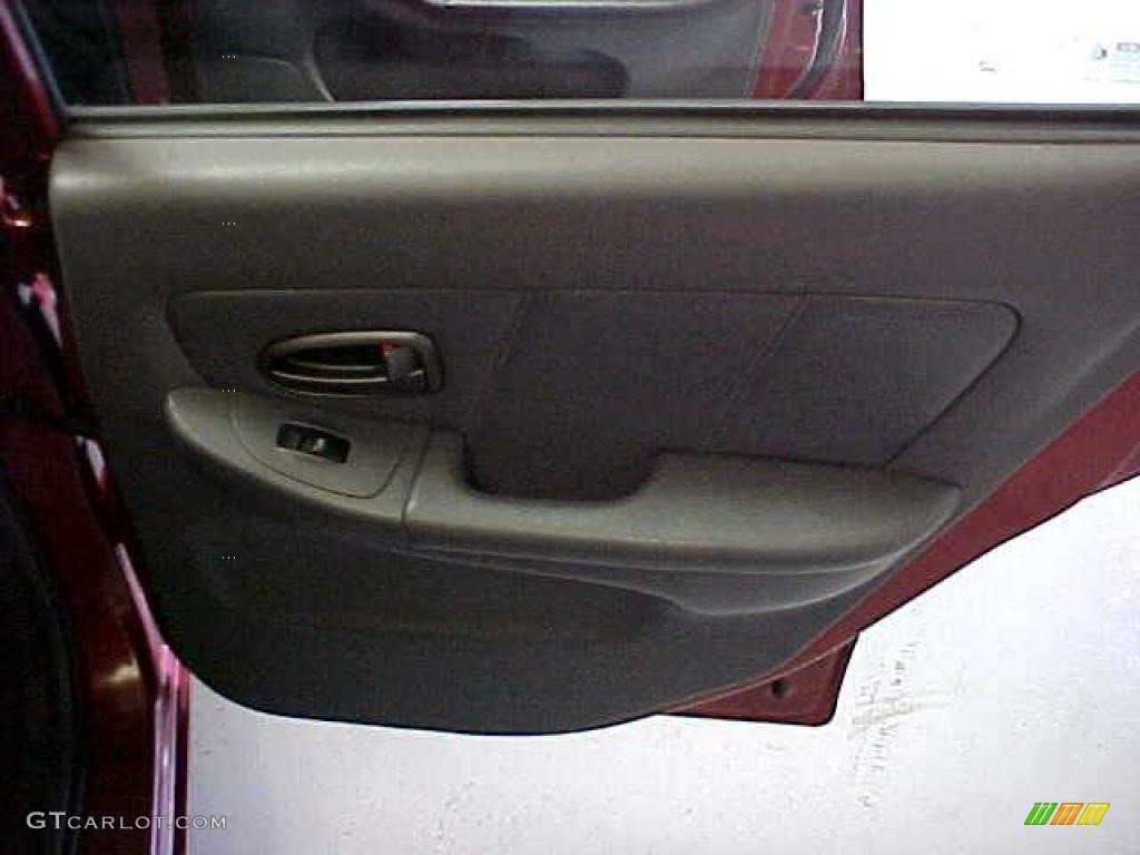 2002 Elantra GT Hatchback - Chianti Red / Dark Gray photo #10