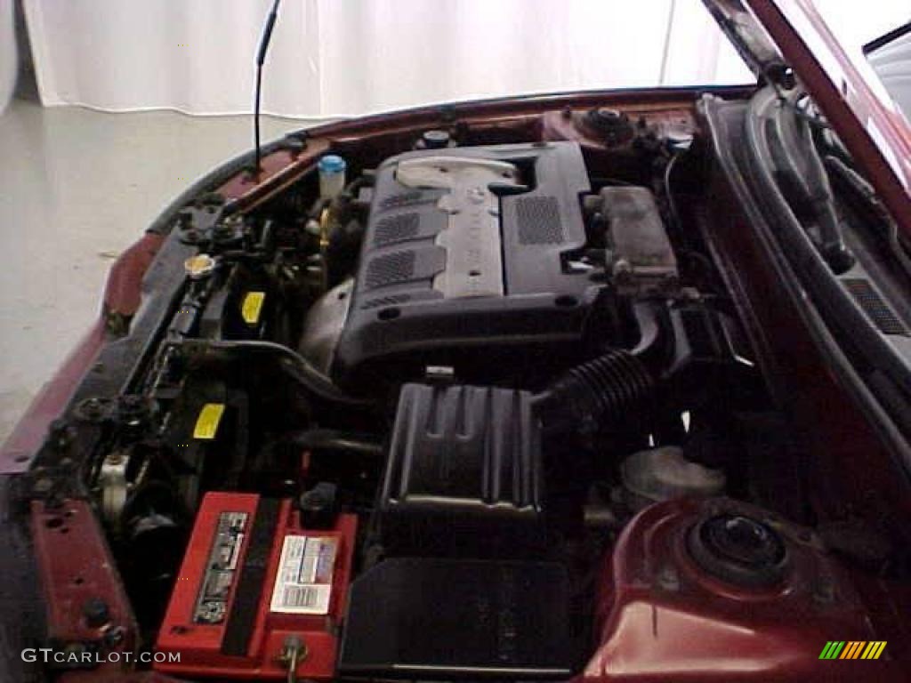 2002 Elantra GT Hatchback - Chianti Red / Dark Gray photo #26