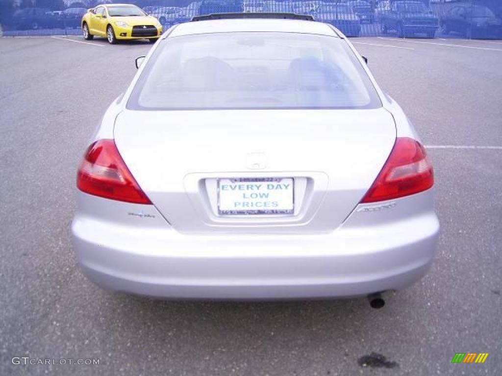 2003 Accord EX-L Coupe - Satin Silver Metallic / Black photo #3