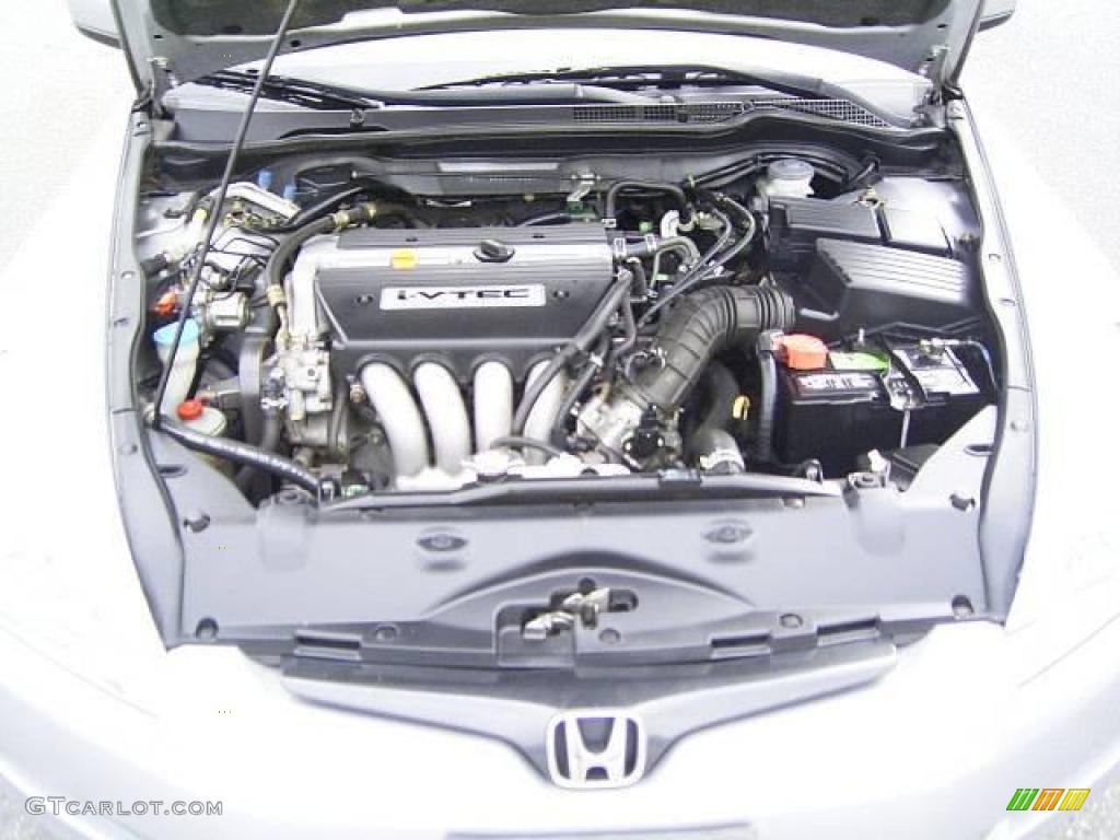 2003 Accord EX-L Coupe - Satin Silver Metallic / Black photo #21