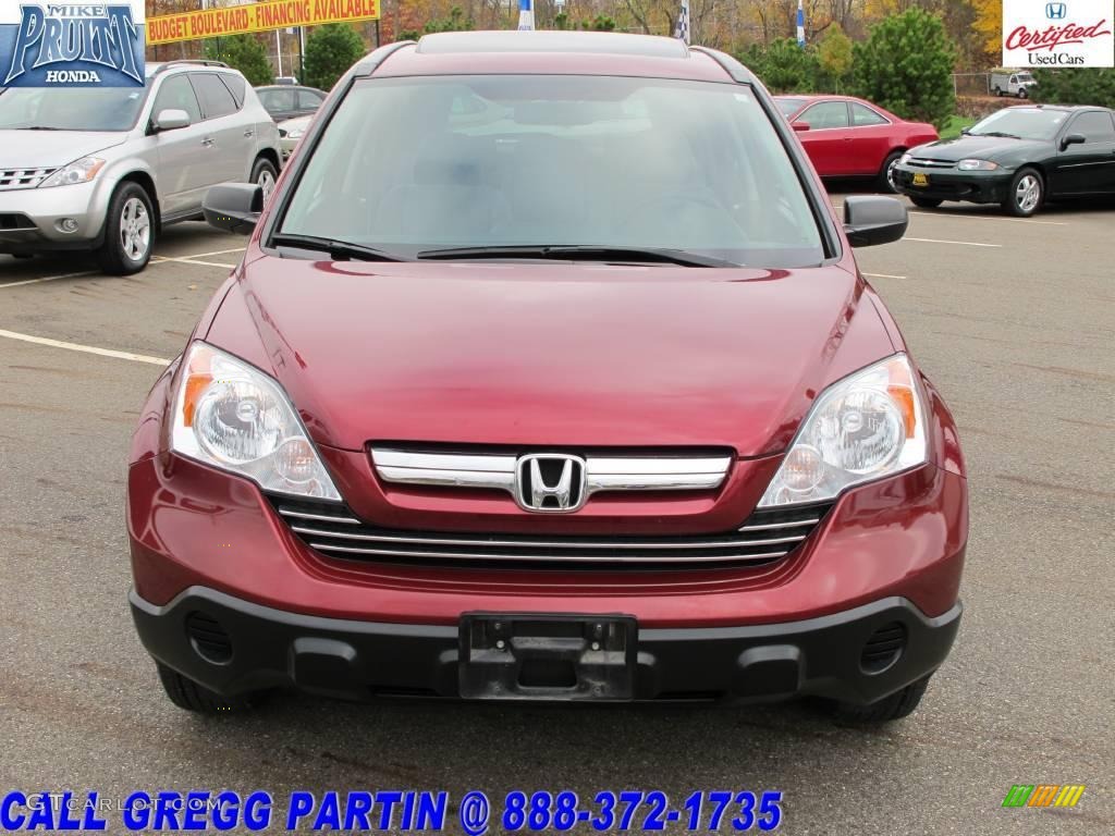 2007 CR-V EX 4WD - Tango Red Pearl / Gray photo #4
