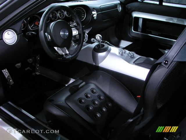 Ebony Black Interior 2006 Ford GT Standard GT Model Photo #207512