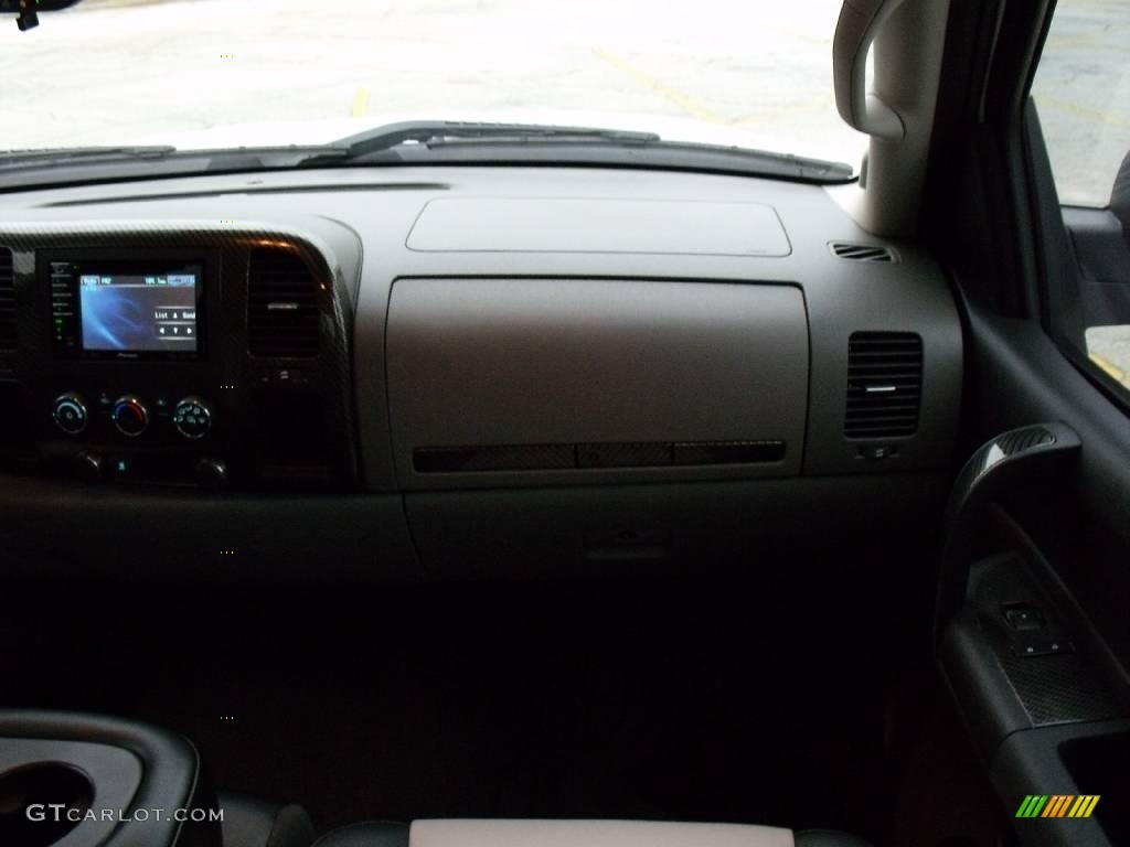2008 Sierra 1500 SLT Crew Cab - Polar White / Ebony/Light Titanium photo #21
