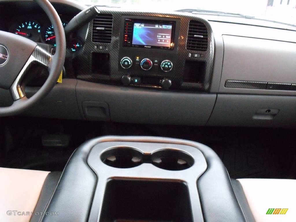 2008 Sierra 1500 SLT Crew Cab - Polar White / Ebony/Light Titanium photo #22