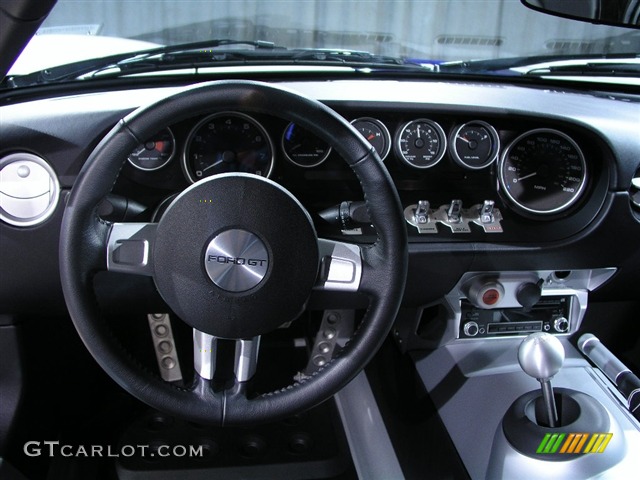 2006 Ford GT Standard GT Model Ebony Black Dashboard Photo #207519