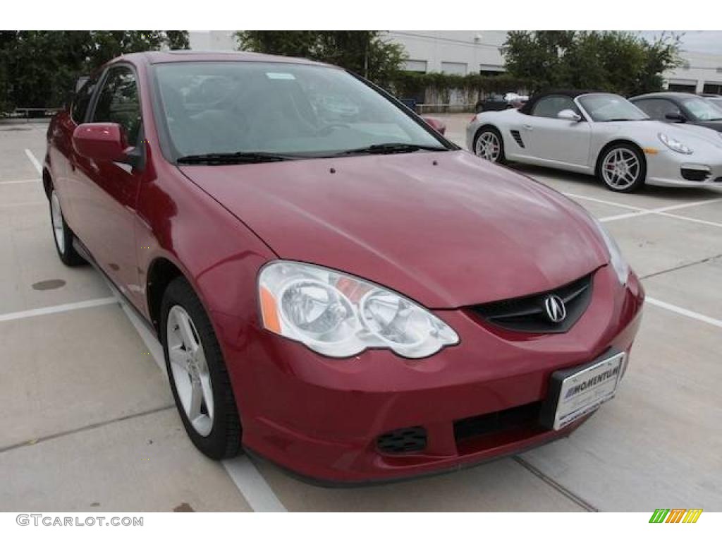 2002 RSX Sports Coupe - Firepepper Red Pearl / Ebony Black photo #1
