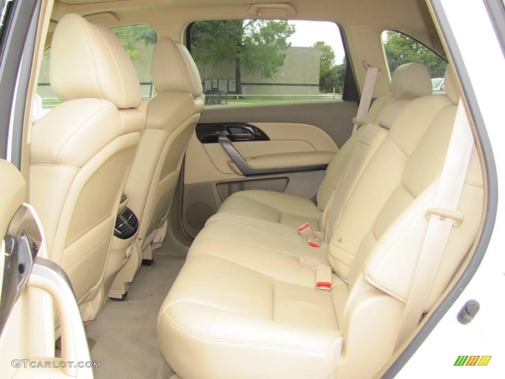 2007 MDX Sport - Aspen White Pearl / Taupe photo #10