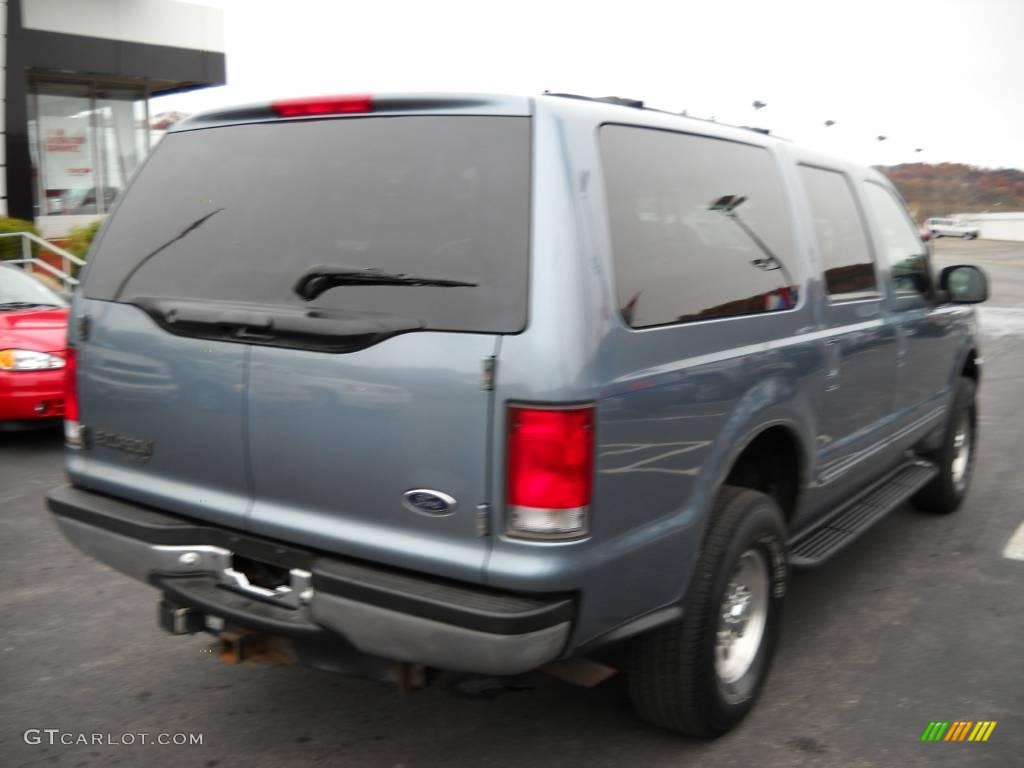 2000 Excursion XLT 4x4 - Medium Steel Blue Metallic / Medium Graphite photo #2
