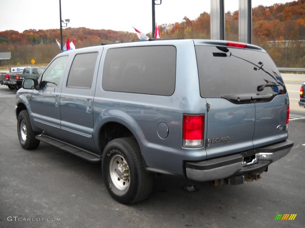 2000 Excursion XLT 4x4 - Medium Steel Blue Metallic / Medium Graphite photo #4