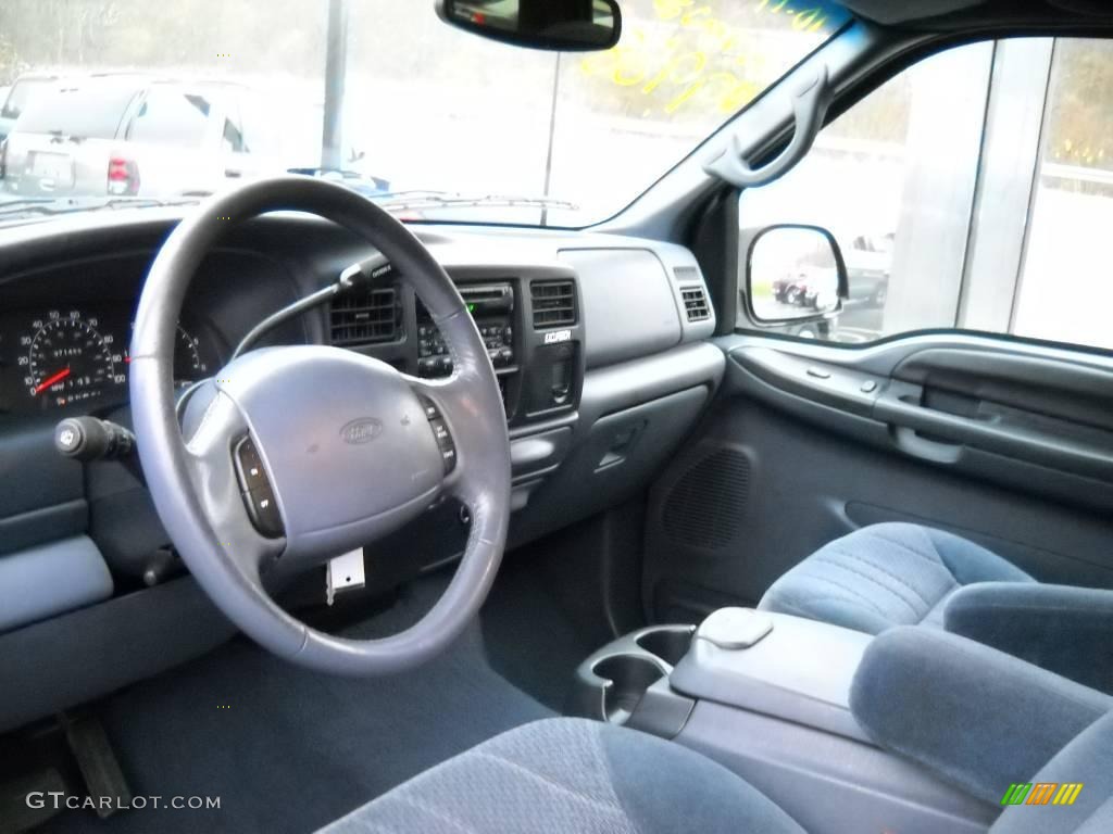 2000 Excursion XLT 4x4 - Medium Steel Blue Metallic / Medium Graphite photo #7