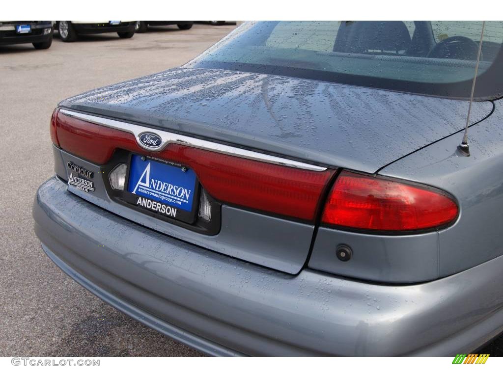 1999 Contour SE - Medium Steel Blue Metallic / Midnight Blue SVT Leather photo #21