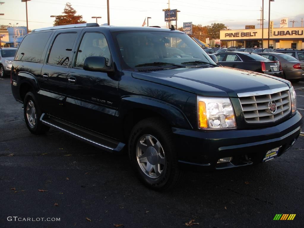 2006 Escalade ESV AWD - Rip Tide Blue / Shale photo #2