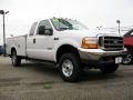 2000 Oxford White Ford F350 Super Duty XLT SuperCab 4x4 Chassis Utility Truck  photo #7
