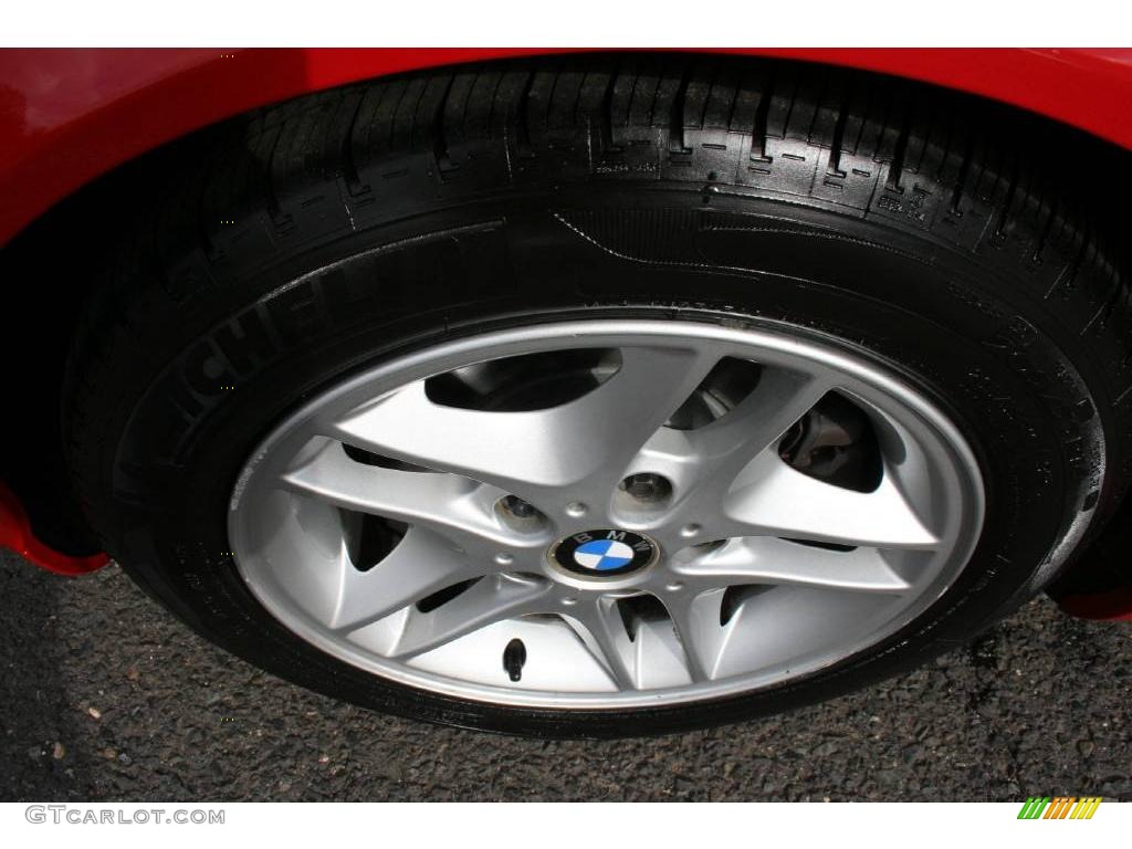 2004 3 Series 325i Convertible - Electric Red / Sand photo #49