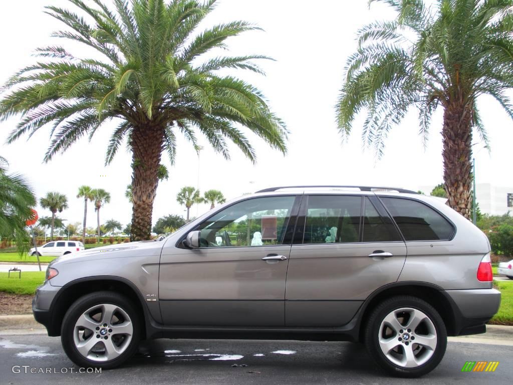 2004 X5 4.4i - Sterling Grey Metallic / Black photo #1