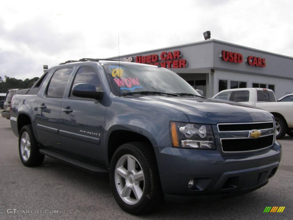 2008 Avalanche LT - Blue Granite Metallic / Dark Titanium/Light Titanium photo #1