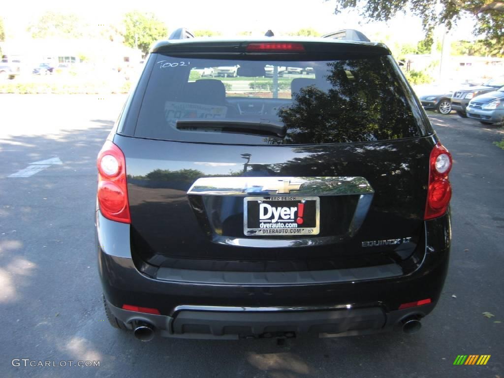 2010 Equinox LT - Black Granite Metallic / Jet Black/Light Titanium photo #4