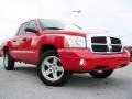 2007 Flame Red Dodge Dakota SXT Quad Cab 4x4  photo #1