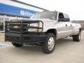 2005 Silver Birch Metallic Chevrolet Silverado 3500 LS Crew Cab 4x4 Dually  photo #2