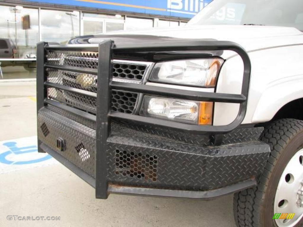 2005 Silverado 3500 LS Crew Cab 4x4 Dually - Silver Birch Metallic / Dark Charcoal photo #3