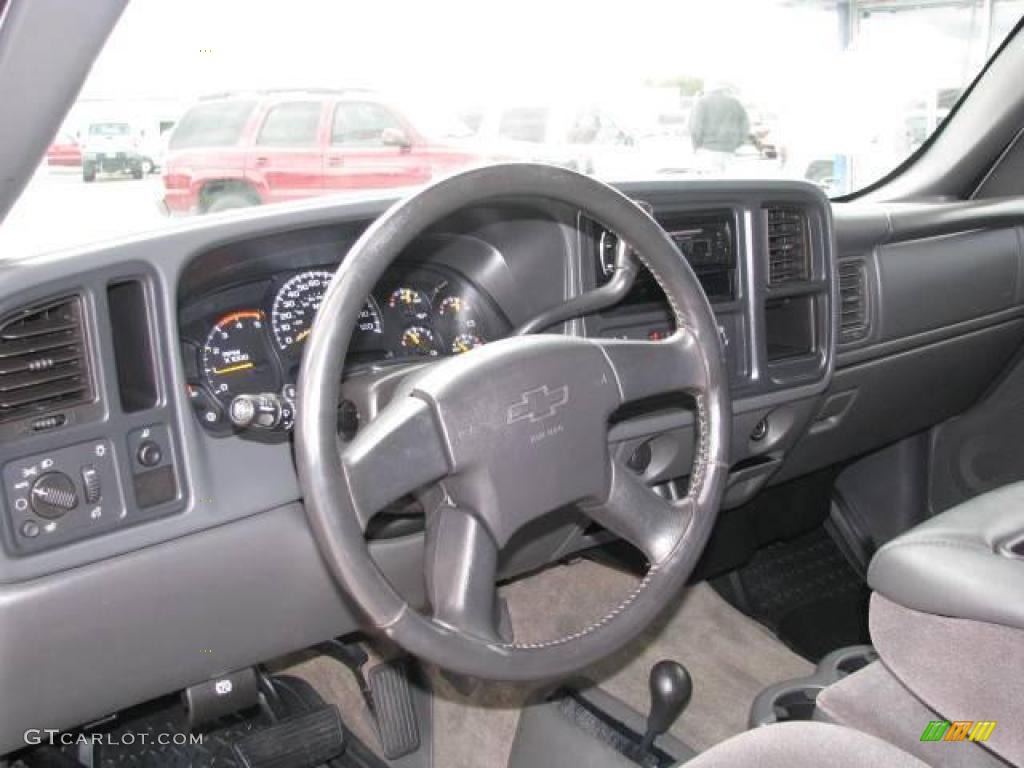 2005 Silverado 3500 LS Crew Cab 4x4 Dually - Silver Birch Metallic / Dark Charcoal photo #13