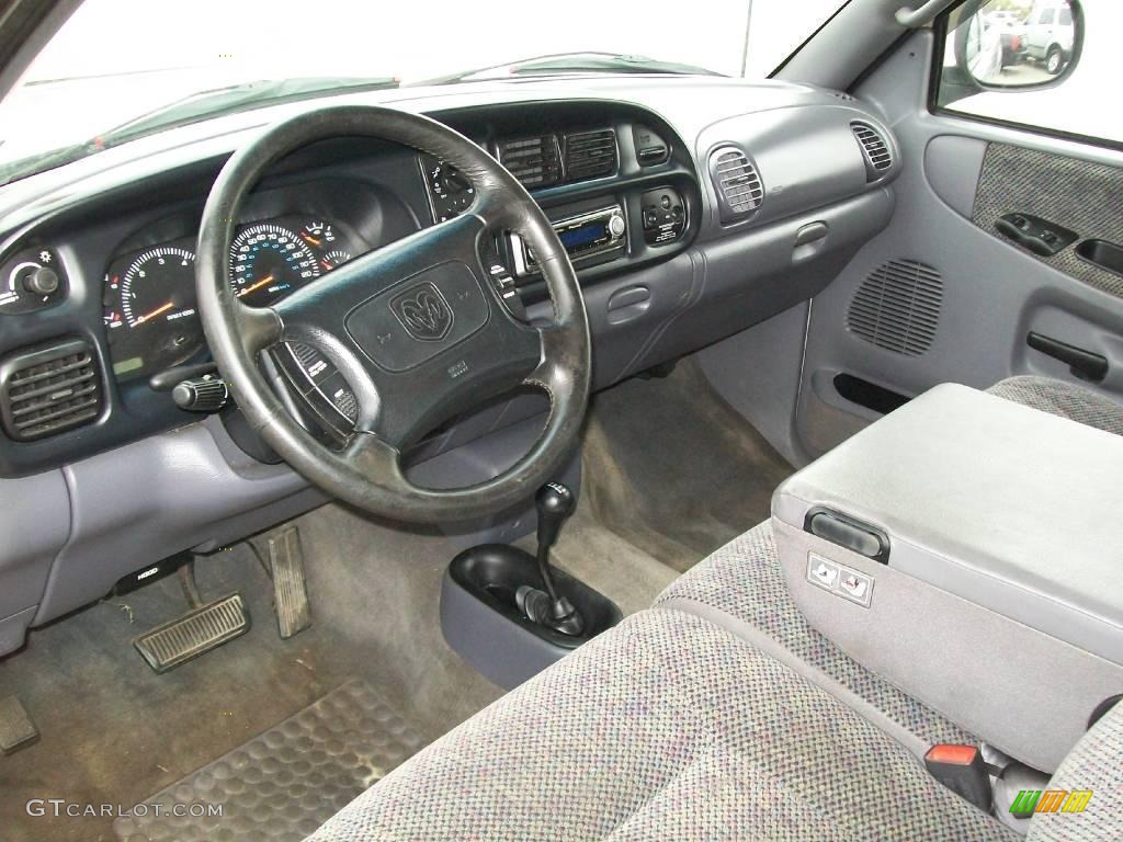 1998 Ram 1500 Laramie SLT Regular Cab 4x4 - Radiant Silver Metallic / Gray photo #12