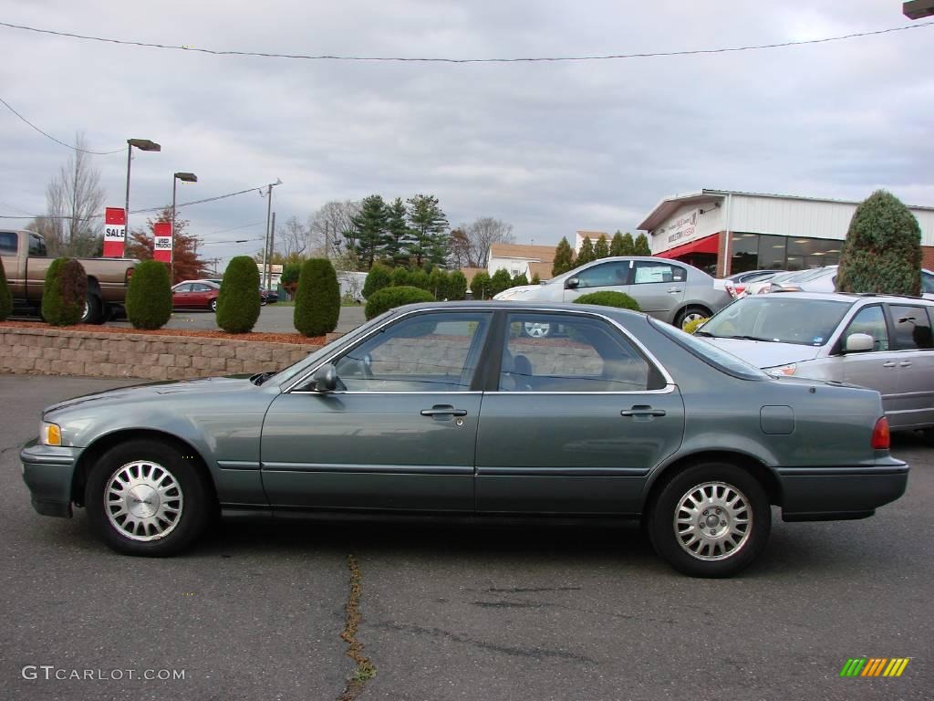 1995 Legend L Sedan - Canterbury Green Metallic / Parchment photo #2