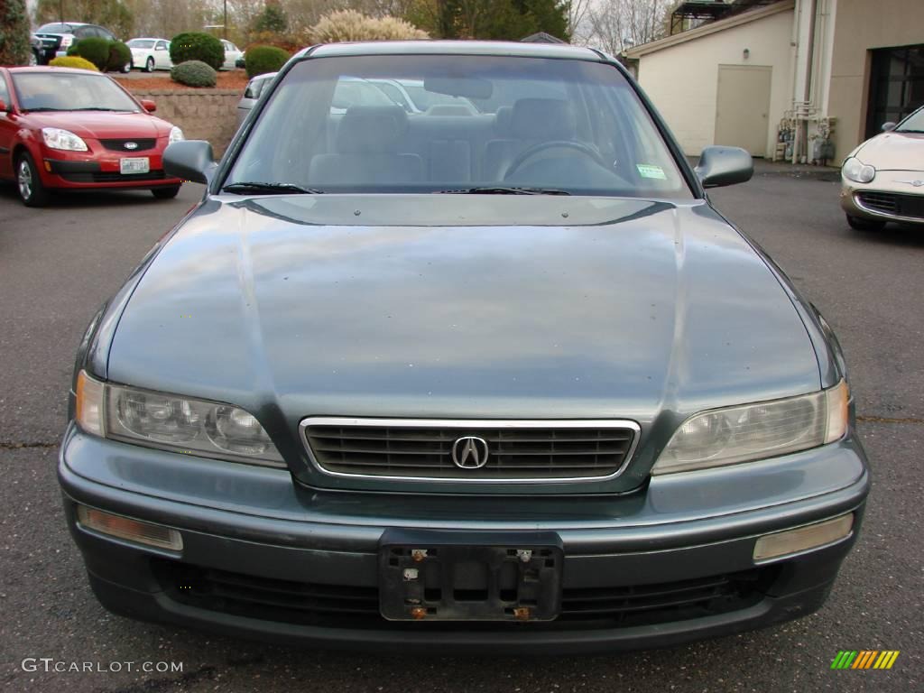 1995 Legend L Sedan - Canterbury Green Metallic / Parchment photo #7