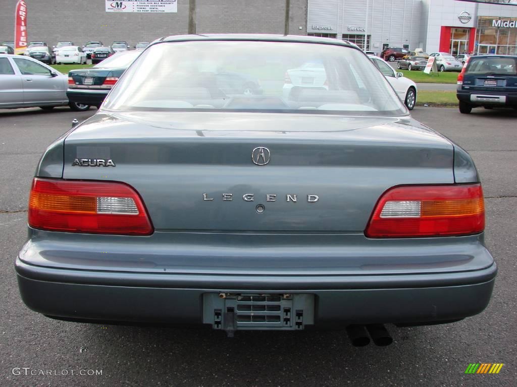 1995 Legend L Sedan - Canterbury Green Metallic / Parchment photo #8