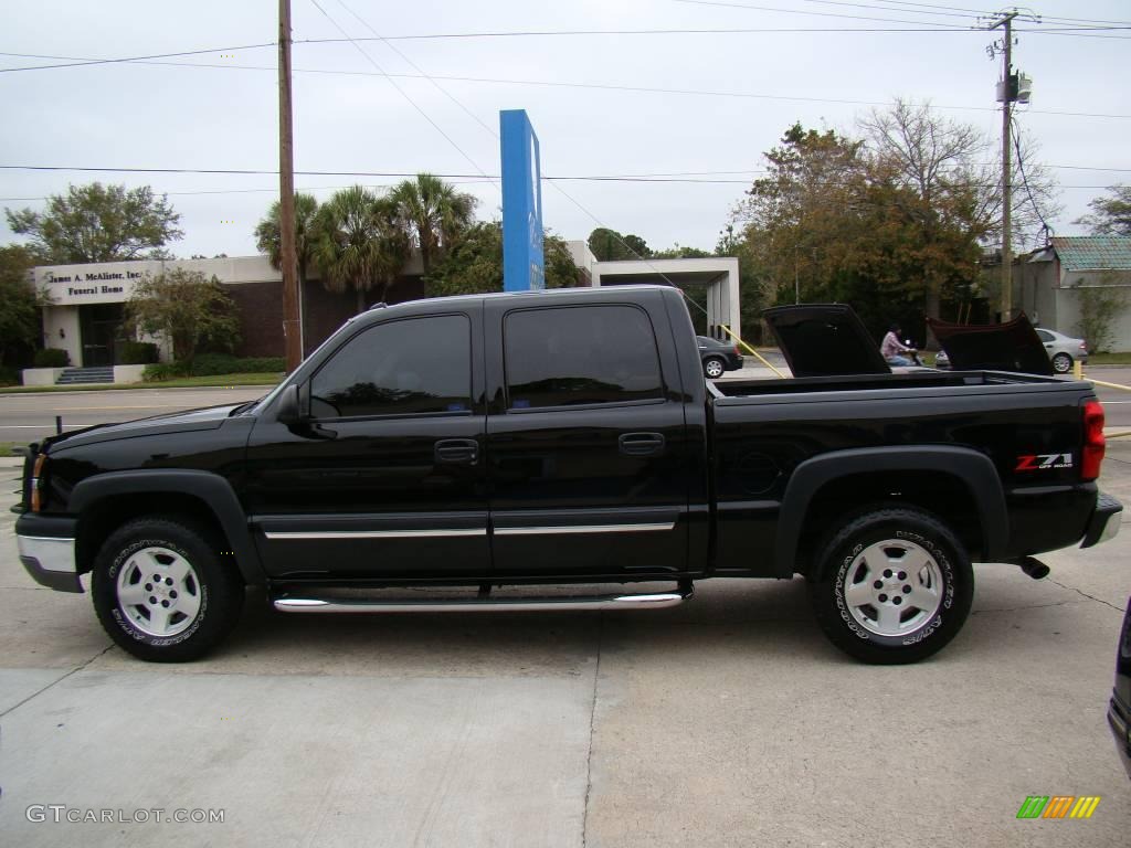 2004 Silverado 1500 Z71 Crew Cab 4x4 - Black / Tan photo #5