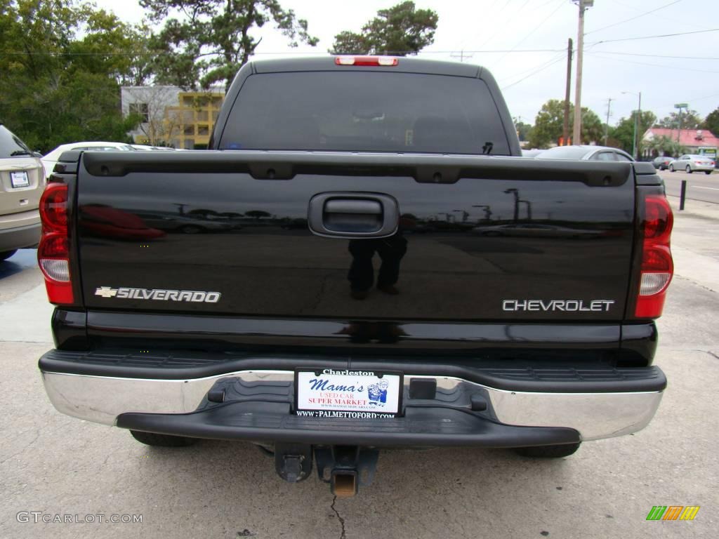 2004 Silverado 1500 Z71 Crew Cab 4x4 - Black / Tan photo #7