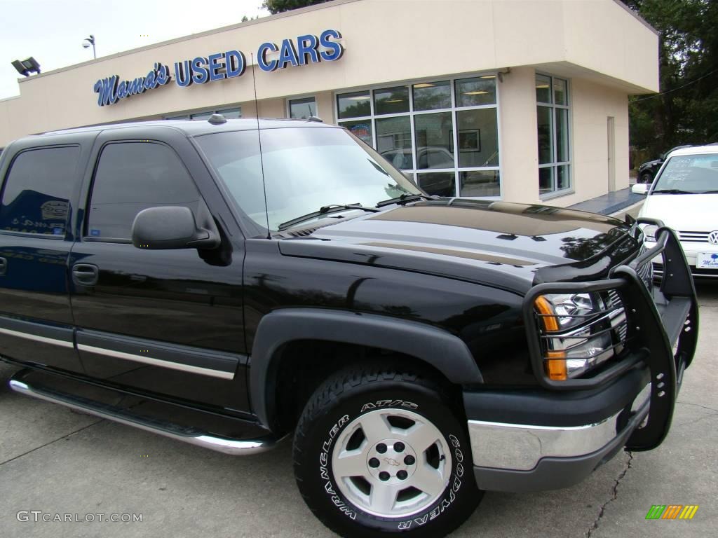 2004 Silverado 1500 Z71 Crew Cab 4x4 - Black / Tan photo #26