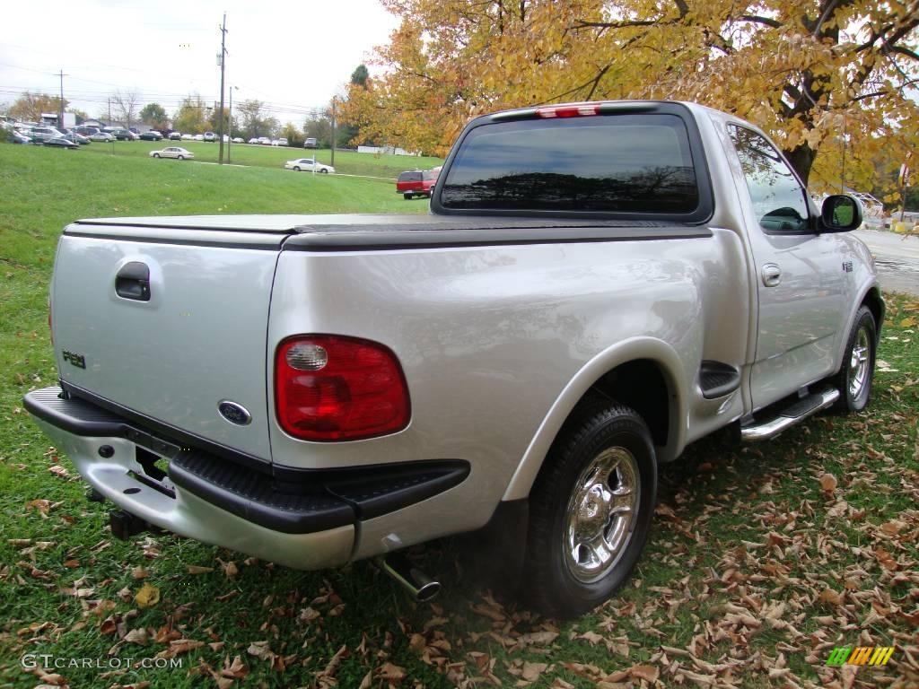 2003 F150 XLT Regular Cab - Silver Metallic / Medium Graphite Grey photo #7