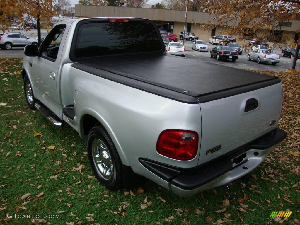 2003 F150 XLT Regular Cab - Silver Metallic / Medium Graphite Grey photo #9