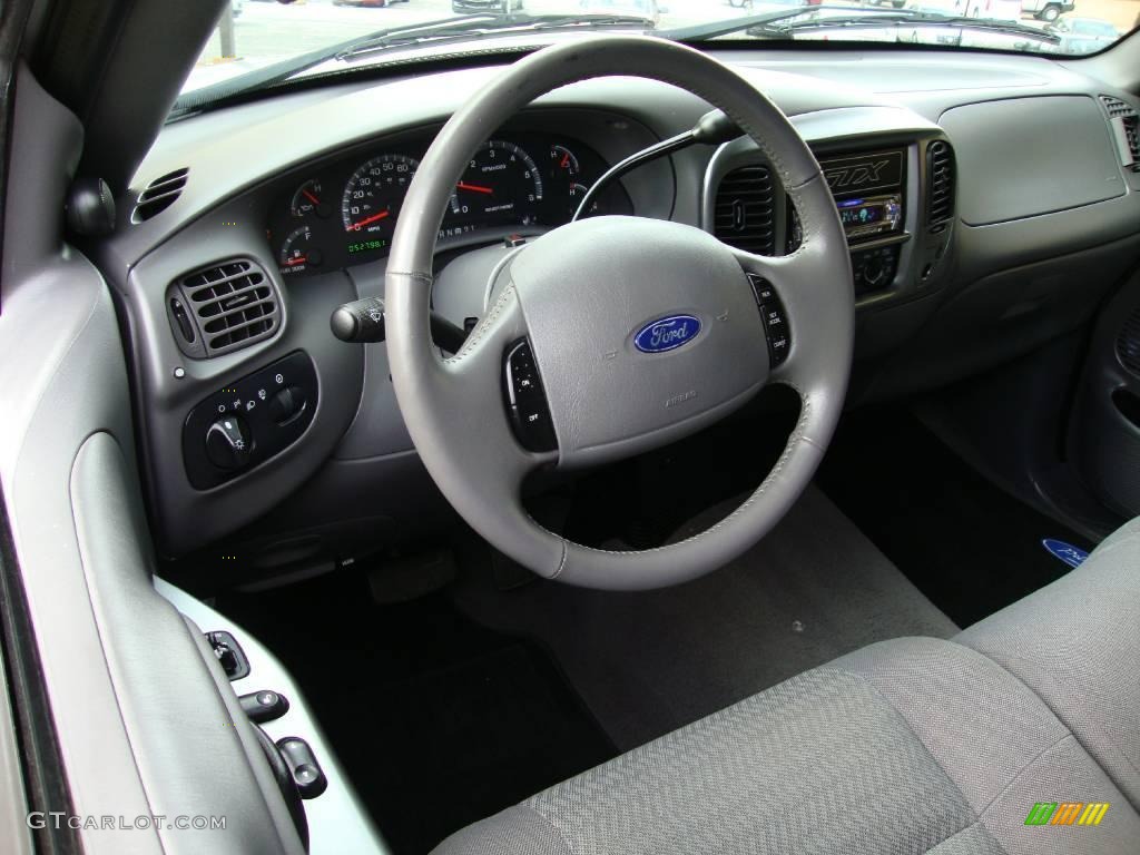 2003 F150 XLT Regular Cab - Silver Metallic / Medium Graphite Grey photo #11