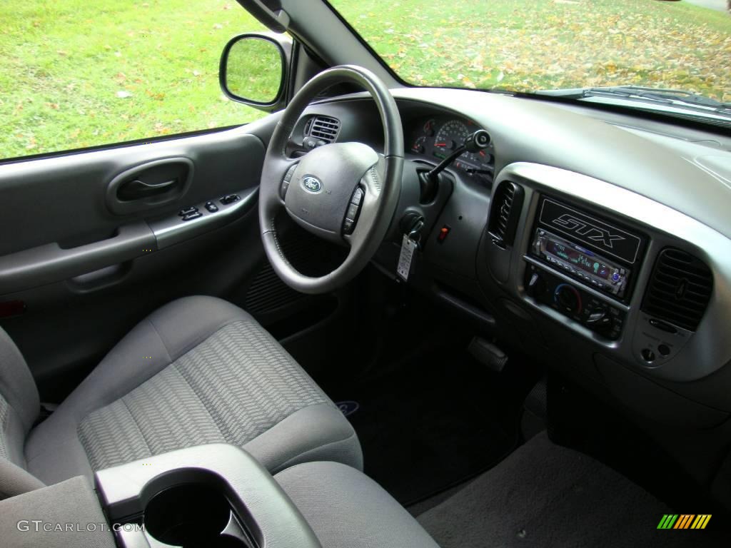 2003 F150 XLT Regular Cab - Silver Metallic / Medium Graphite Grey photo #17