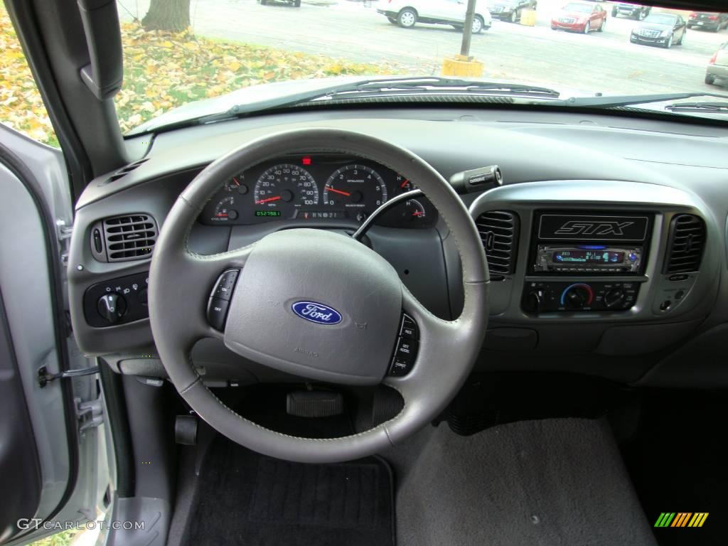 2003 F150 XLT Regular Cab - Silver Metallic / Medium Graphite Grey photo #27