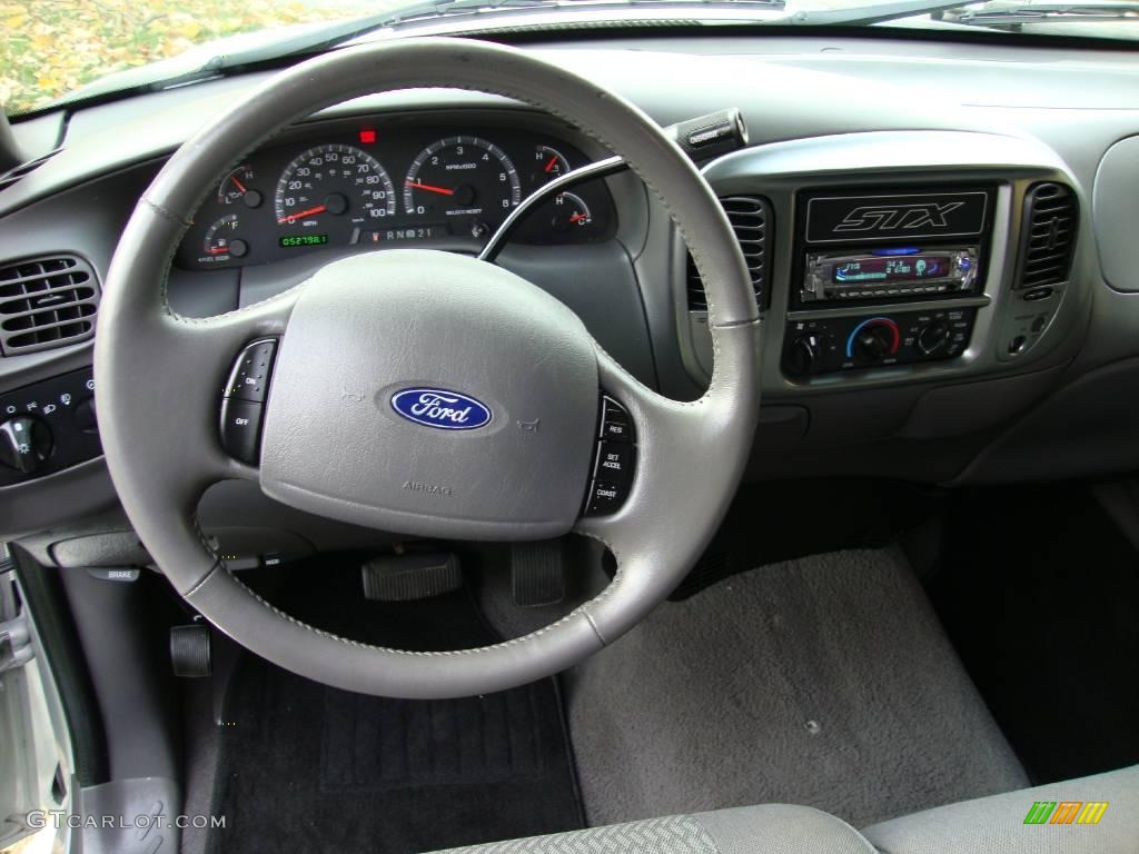 2003 F150 XLT Regular Cab - Silver Metallic / Medium Graphite Grey photo #28