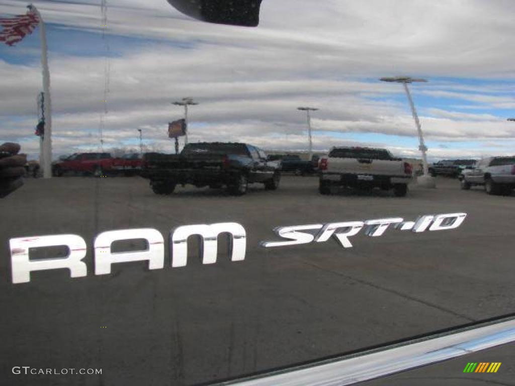 2005 Ram 1500 SRT-10 Quad Cab - Black / Dark Slate Gray photo #16