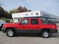 2003 Victory Red Chevrolet Avalanche 1500 Z71 4x4  photo #2