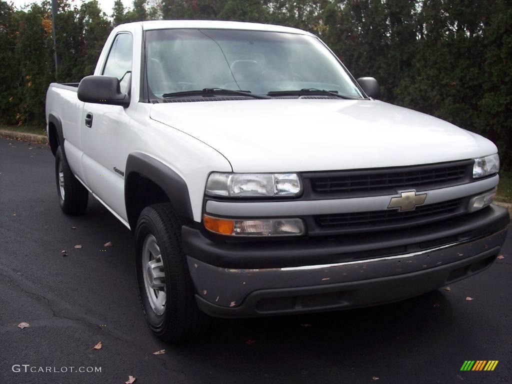 2002 Silverado 2500 Regular Cab - Summit White / Graphite photo #11