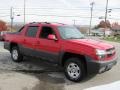2003 Victory Red Chevrolet Avalanche 1500 Z71 4x4  photo #12