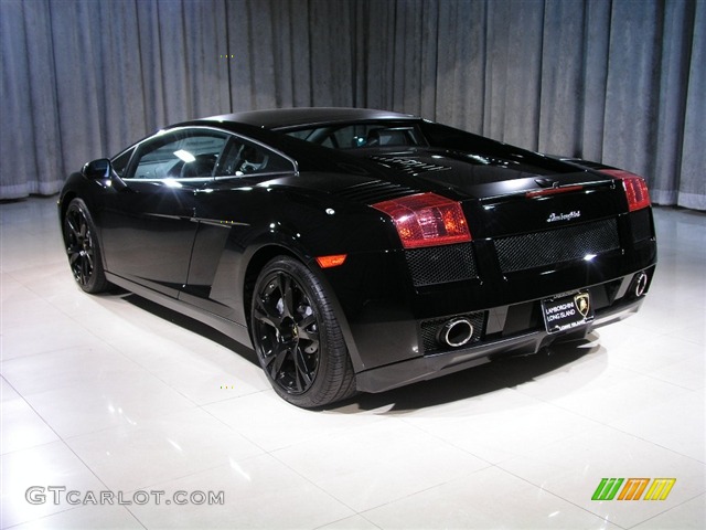 2007 Gallardo Nera E-Gear - Black / Black photo #2