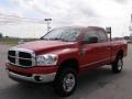 2007 Flame Red Dodge Ram 2500 Big Horn Edition Quad Cab 4x4  photo #7