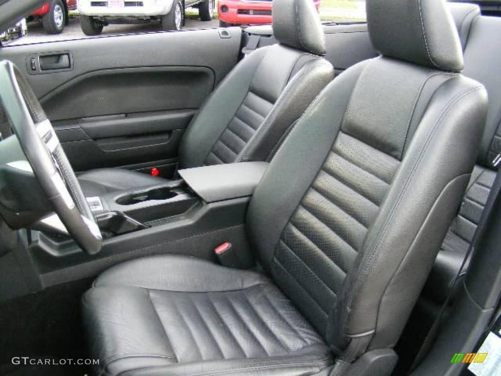 2006 Mustang GT Premium Convertible - Black / Dark Charcoal photo #10