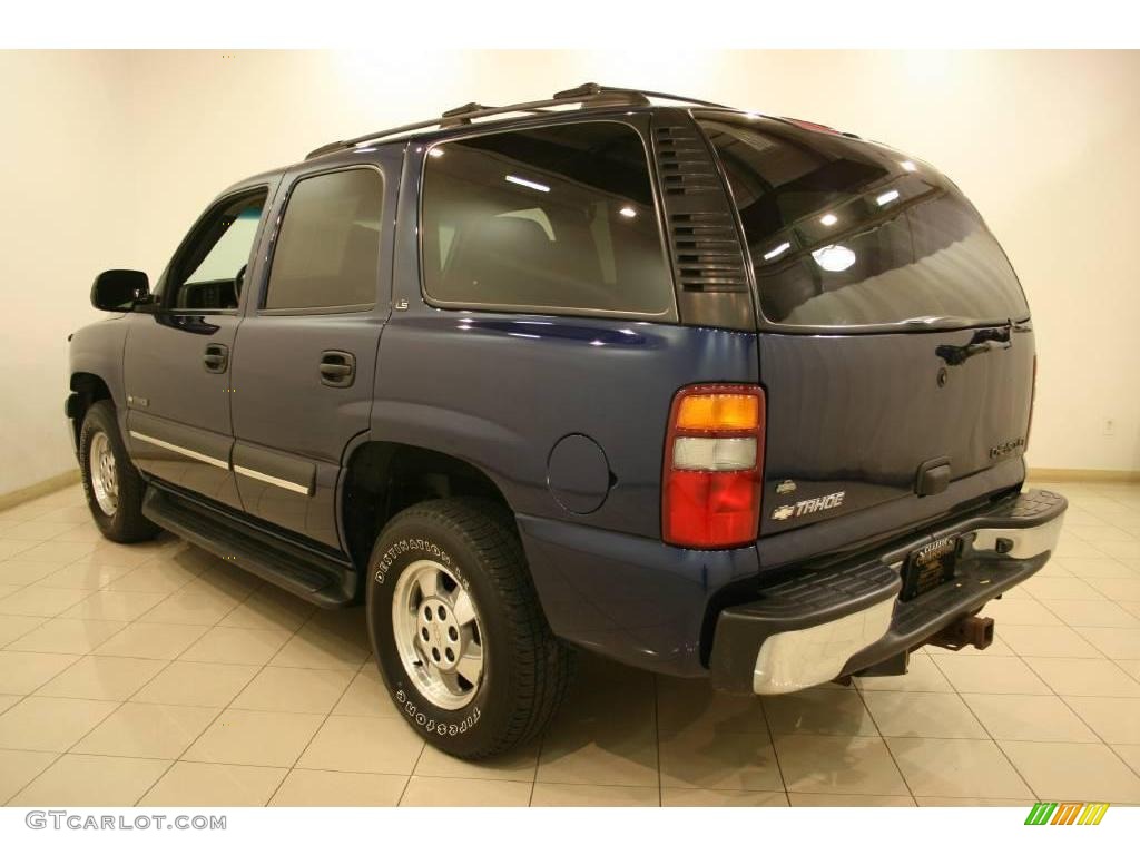 2002 Tahoe LS 4x4 - Indigo Blue Metallic / Graphite/Medium Gray photo #5