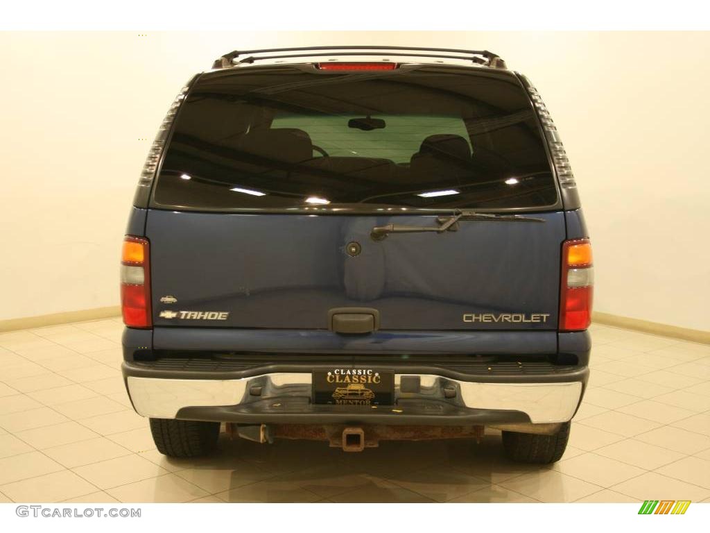 2002 Tahoe LS 4x4 - Indigo Blue Metallic / Graphite/Medium Gray photo #6