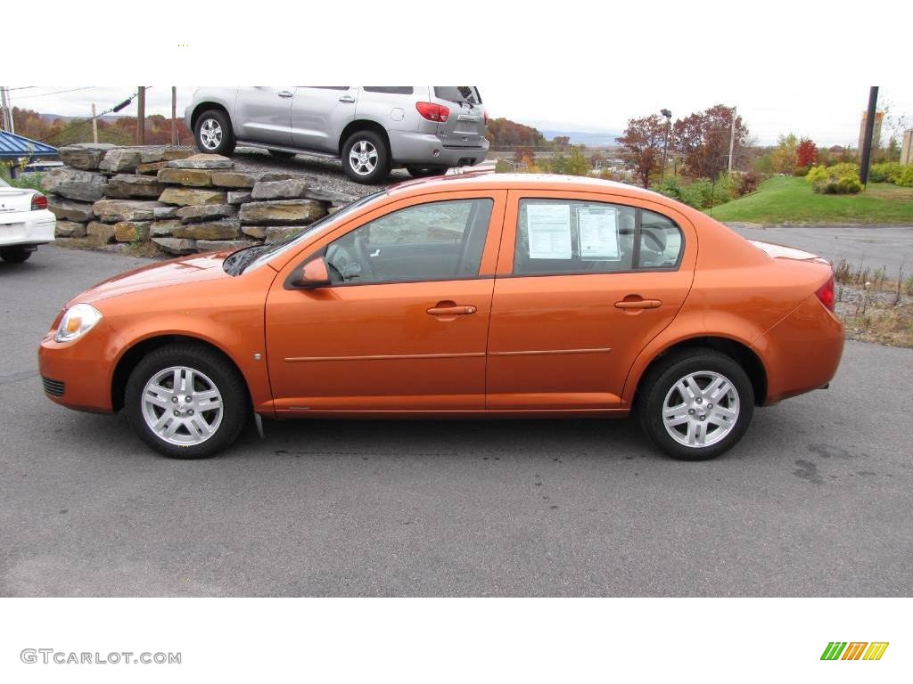 2006 Cobalt LT Sedan - Sunburst Orange Metallic / Gray photo #1