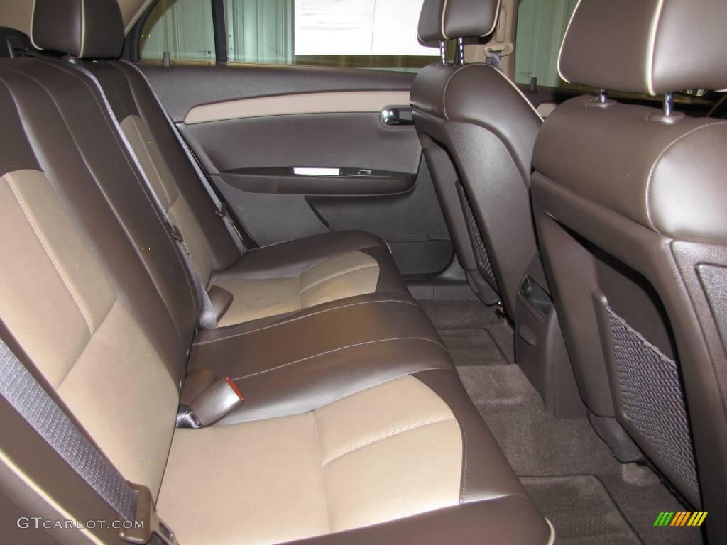 2008 Malibu LTZ Sedan - Dark Gray Metallic / Cocoa/Cashmere Beige photo #11