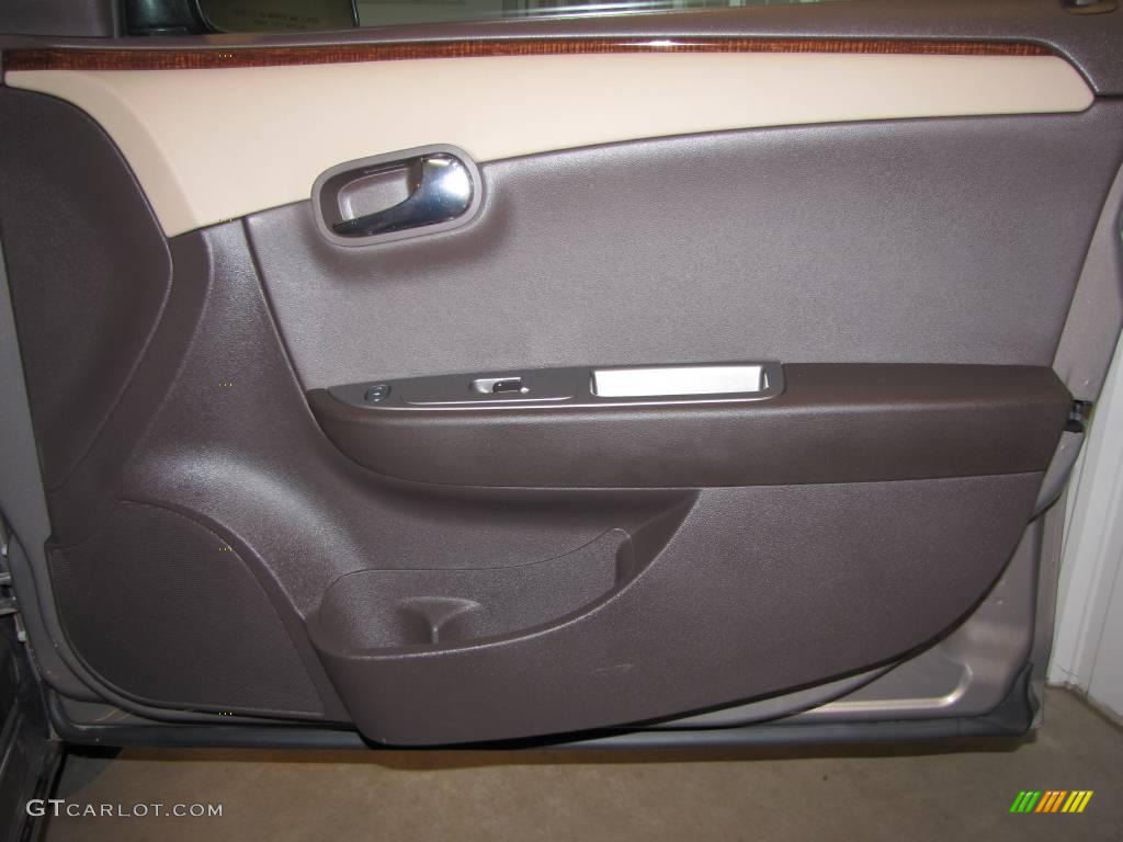 2008 Malibu LTZ Sedan - Dark Gray Metallic / Cocoa/Cashmere Beige photo #15